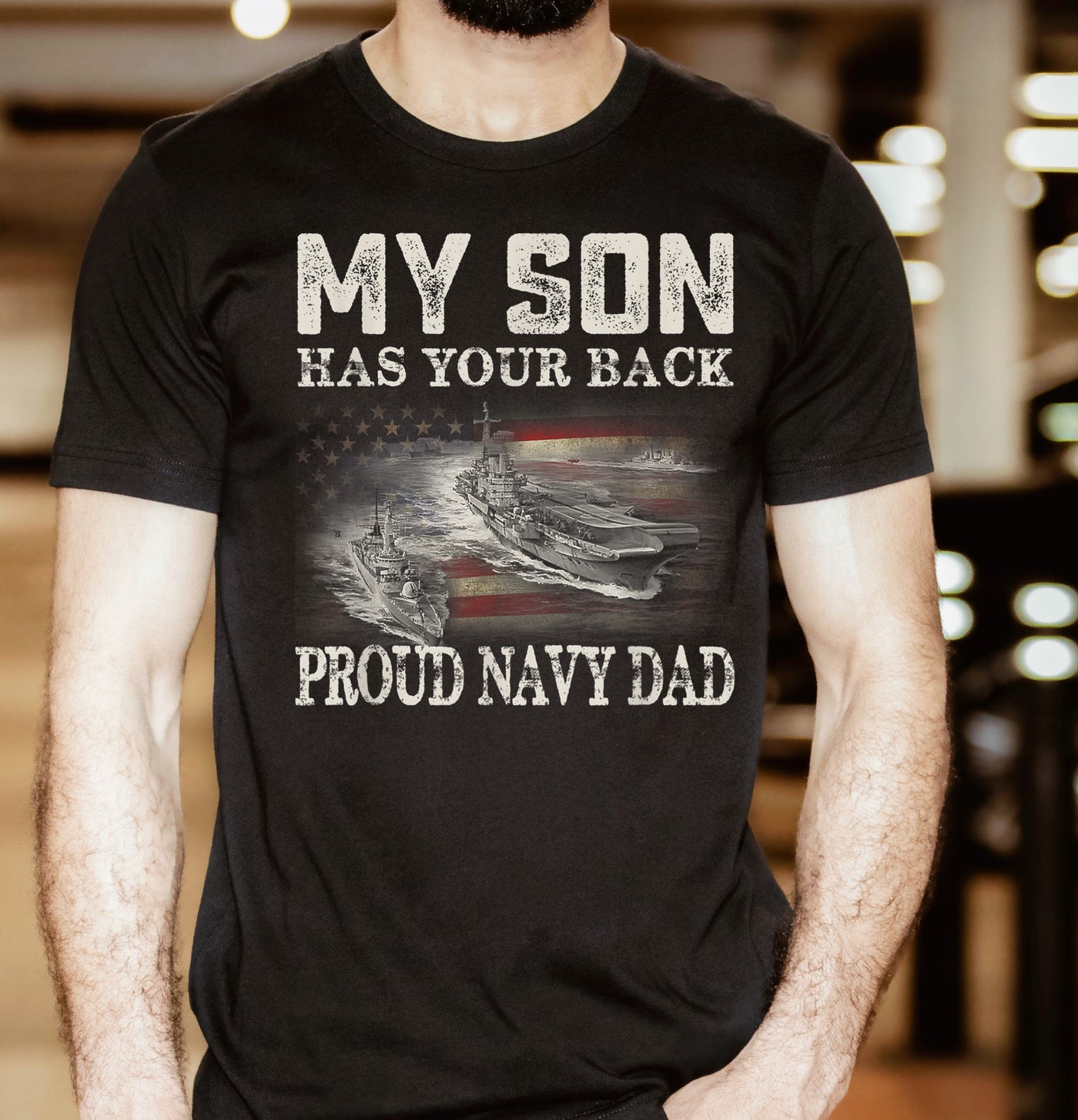 Navy sale dad sweatshirt