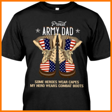 Proud Army Dad Combat Boots shirt