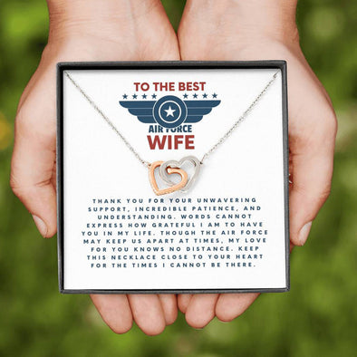 Air Force Wife Necklace Gift
