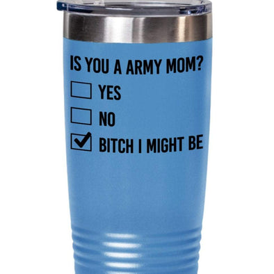 Army mom tumbler