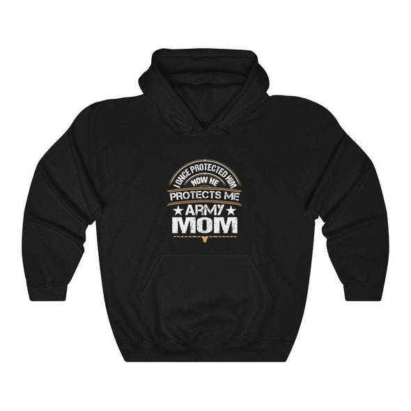 I Once Protected Him Now He Protects Me Army Mom Hoodie