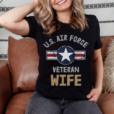 Proud Wife of Air Force Veteran Shirt