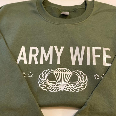 Army Wife Airborne Sweatshirt