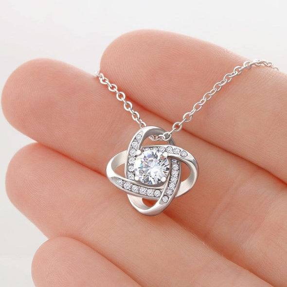 Gift For Air Force Wife The Love Knot necklace