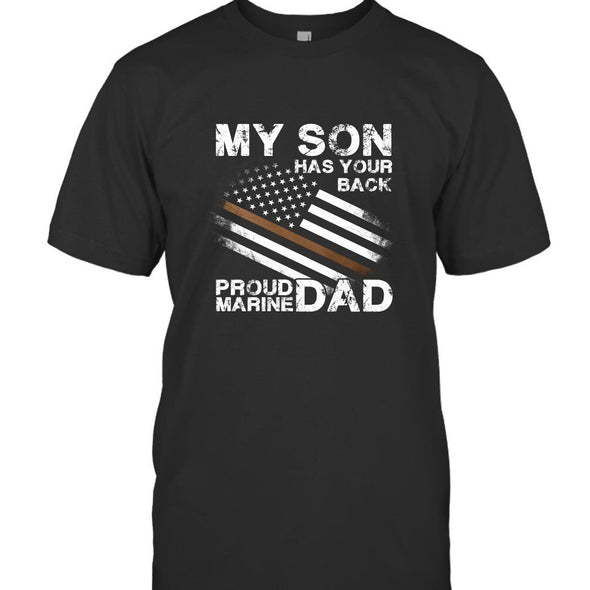 Proud Marine Dad T-Shirt