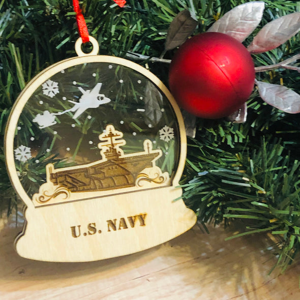 Military Branch Snowglobe Ornament