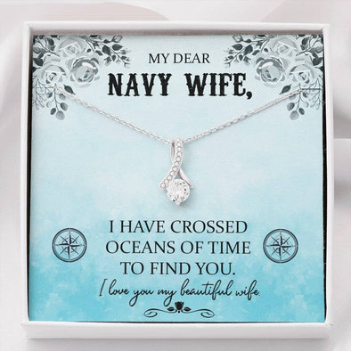 Gift Navy wife Alluring Beauty Pendant Necklace