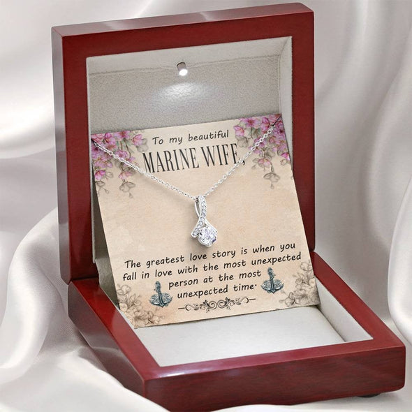 Valentine's Day Gift for Wife from Husband Necklace: Anniversary,  Valentine's Day, Birthday, Christmas, Thank You, Love You Present - Dear Ava