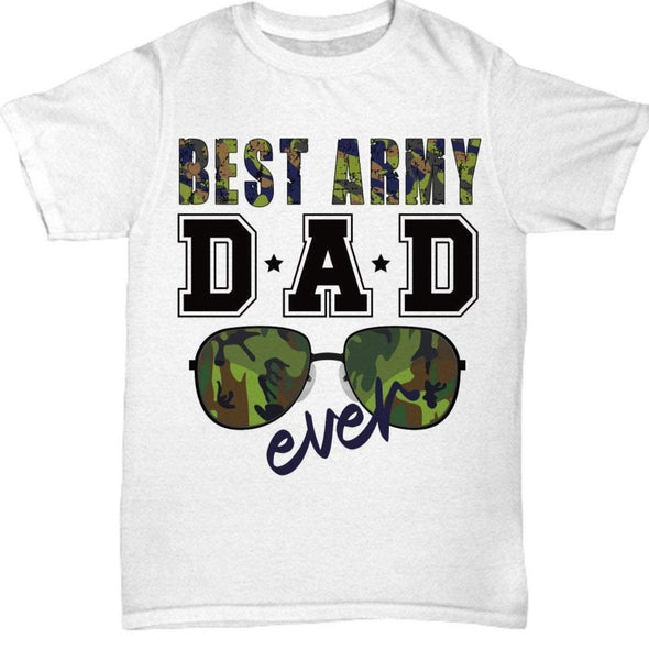 Best army dad ever t-shirt