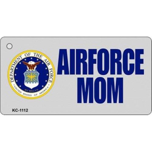 Smart Blonde Air Force Mom Novelty Keychain - MotherProud