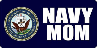 Navy Mom Photo License Plate - MotherProud