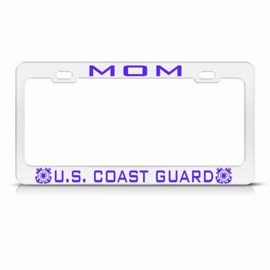 U.S Coast Guard Mom License Plate Frame - MotherProud