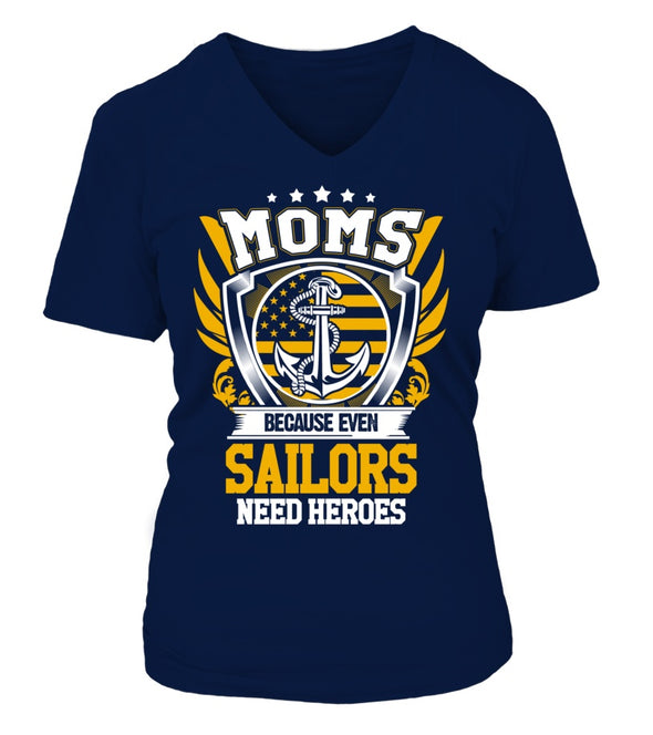 Navy Mom Heroes T-shirts - MotherProud