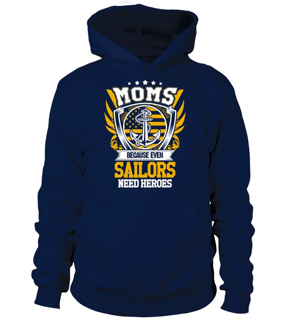 Navy Mom Heroes T-shirts - MotherProud
