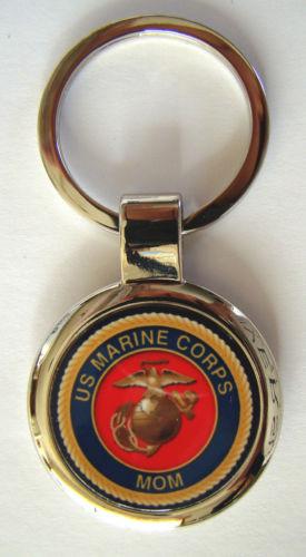 United States Marine Proud Mom Premium Key Chain - MotherProud