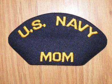 US Navy Mom Embroidered Patch - MotherProud