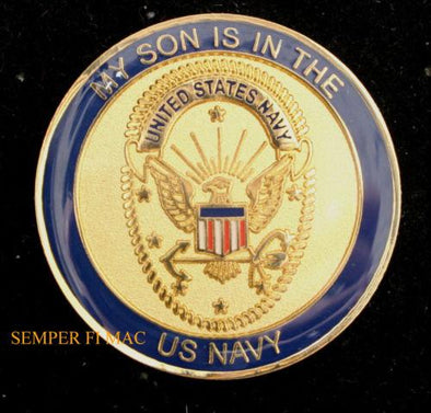 US Navy Mom Lapel Pin - MotherProud