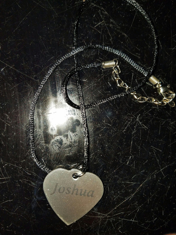 Air Force Mom Heart Necklace, Personalized Free With Airman's Name - MotherProud