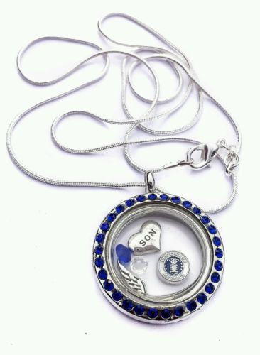 United States air force mom living memory locket necklace - MotherProud