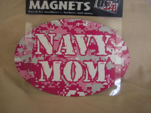 United States NAVY MOM OVAL AUTO MAGNET - MotherProud