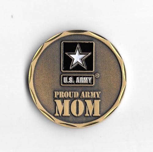 US Army PROUD ARMY MOM  Challenge Coin - MotherProud