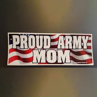 Proud Army Mom Proud Bumper Sticker Decal
