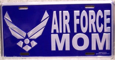 Aluminum Military License Plate Air Force Mom - MotherProud