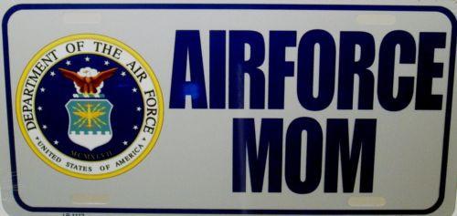 License plate U.S. Air Force Mom - MotherProud
