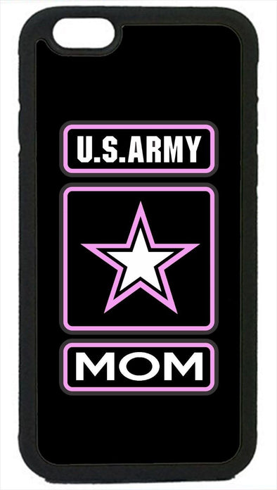 Black US Army Mom Iphone Case for 4 4s 5 5s 5c 6 6 Plus - MotherProud