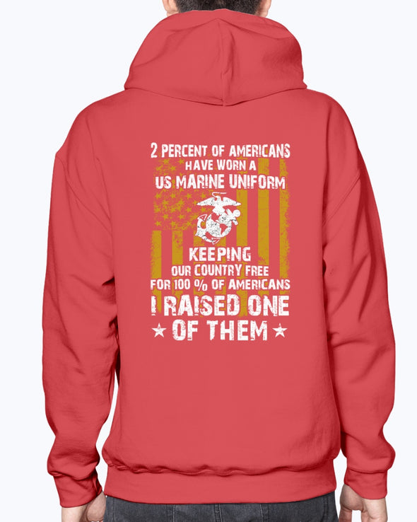 Proud Marine Mom 2 Percents T-shirts - MotherProud