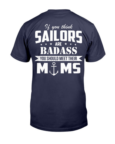 Proud Navy Mom Badass Unisex T-shirts - MotherProud