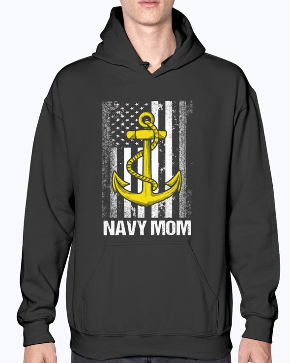Proud Navy Mom Flag Plus T-shirts - MotherProud