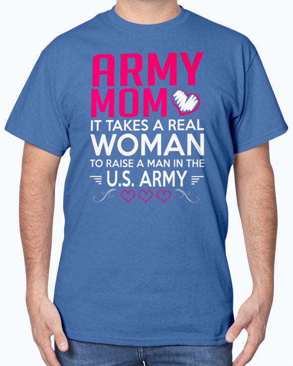 Army Mom Real Woman T-shirts