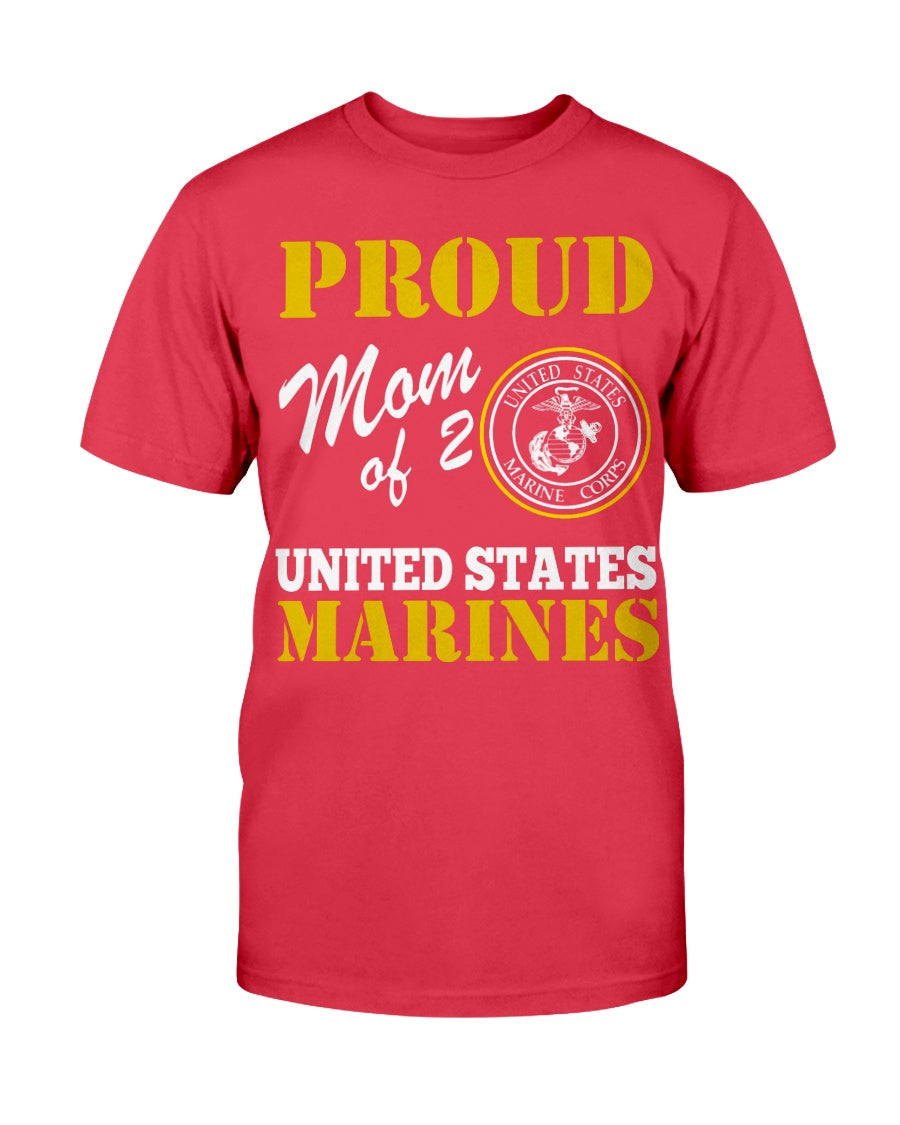 Proud Marine Mom/Dad Travel Mug - Red