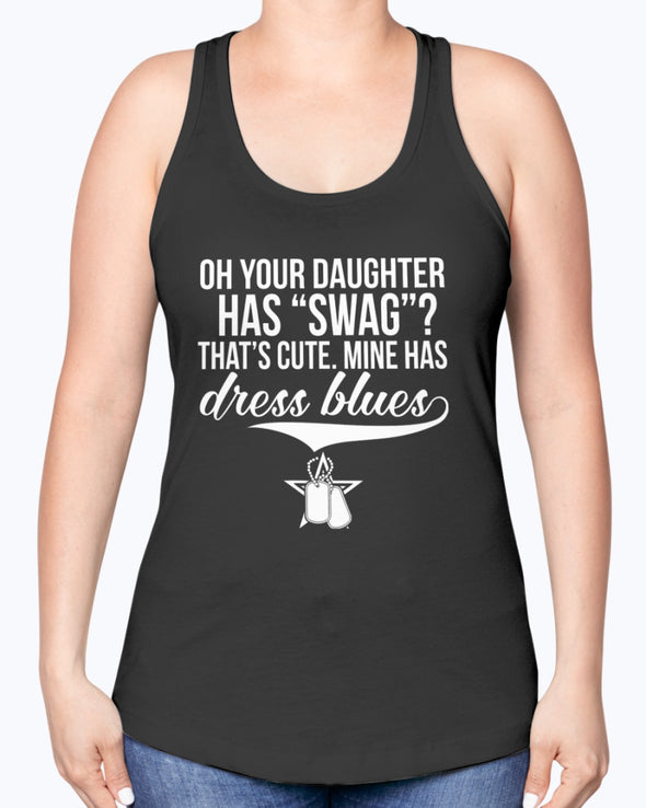 US Army Mom Daughter Dress Blues T-shirts
