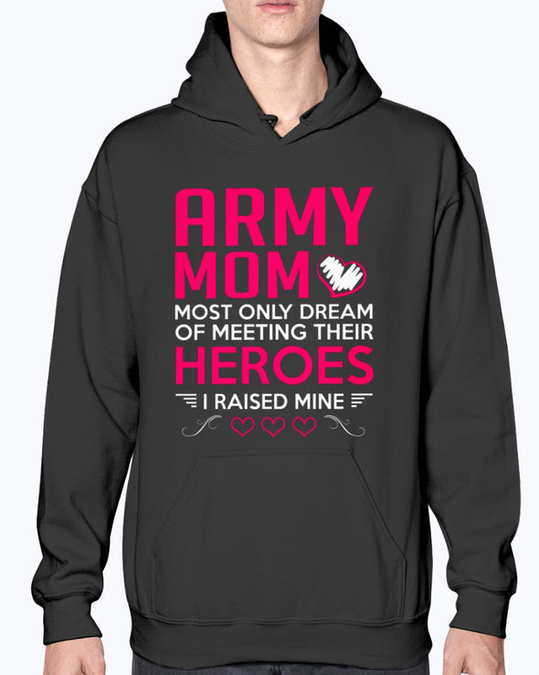 US Army Mom Raise My Hero T-shirts