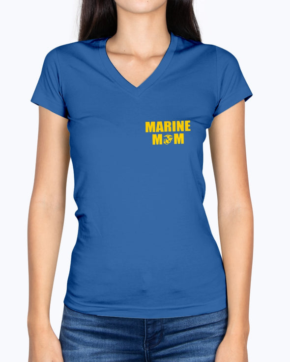Proud US Marine Mom Scary T-shirts - MotherProud