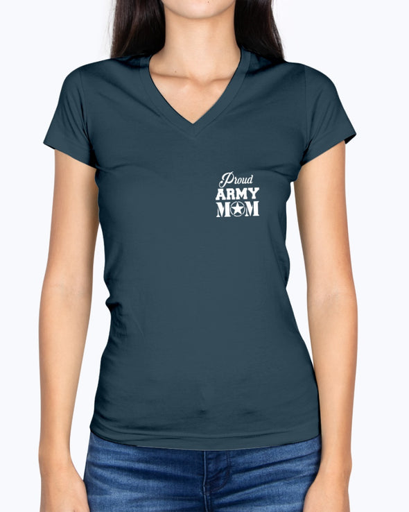 Army Mom Daughter Once Protected Flag T-shirts - MotherProud