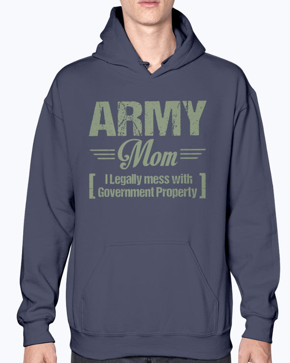 Army Mom Government Property T-shirts