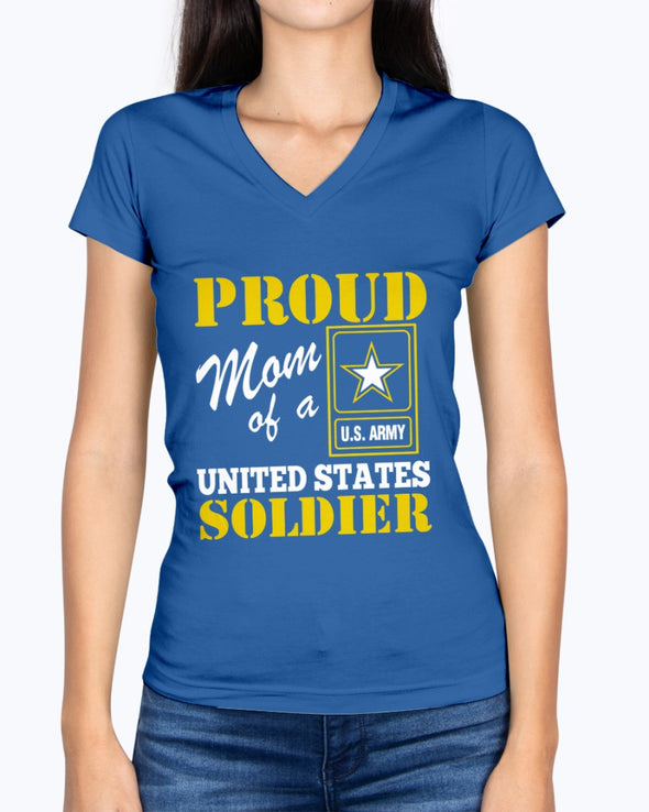 Proud Mom Of A Soldier T-shirts - MotherProud