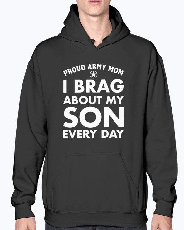 Proud Army Mom Brag Every Day T-shirts