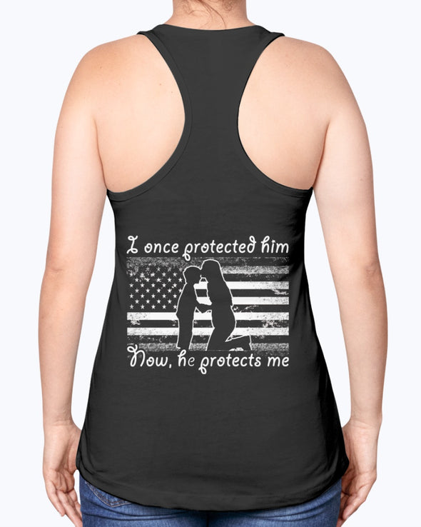 US Army Mom Once Protected Flag T-shirts