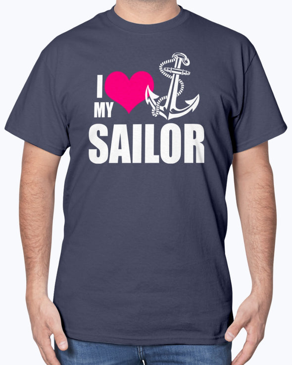 Proud Navy Mom Love My Sailor T-shirts - MotherProud