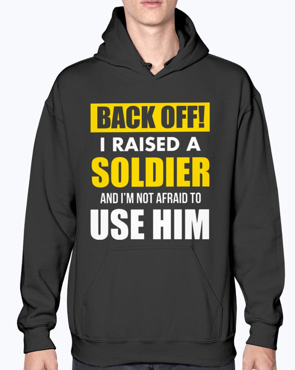 Proud Army Mom Back Off T-shirts - MotherProud