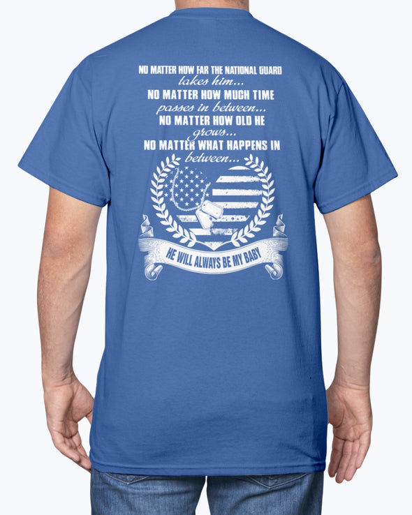 Proud National Guard Mom No Matter T-shirts