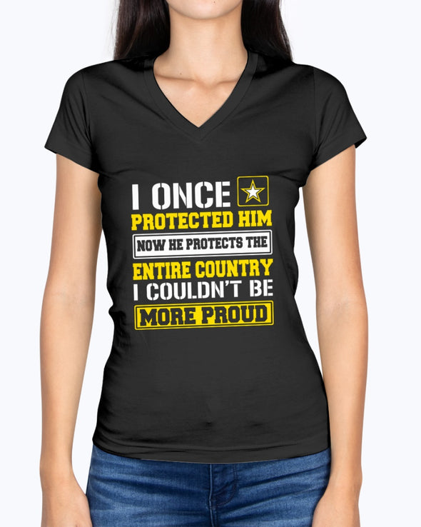 US Army Mom Once & Now T-shirts