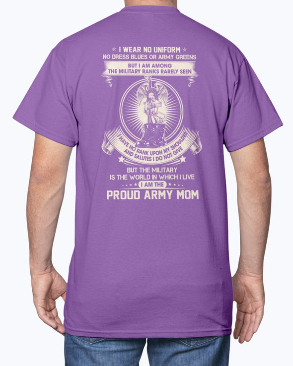 US Army Mom The Silent Ranks T-shirts - MotherProud