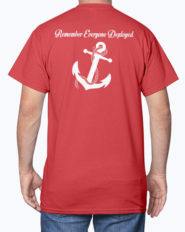 Navy Mom Wear RED on Friday T-shirts - MotherProud