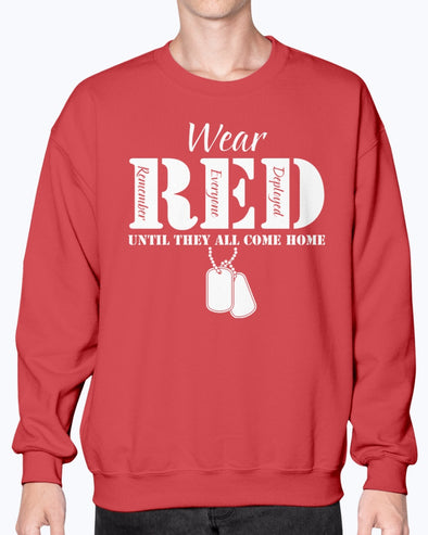 RED Friday Wear RED Until All Come Home T-shirts - MotherProud