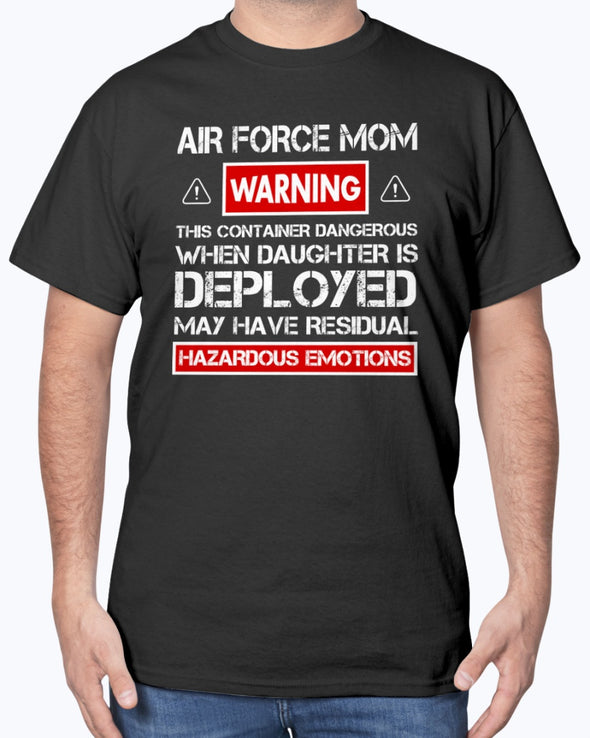 Proud Air Force Mom Warnings Daughter T-shirts - MotherProud